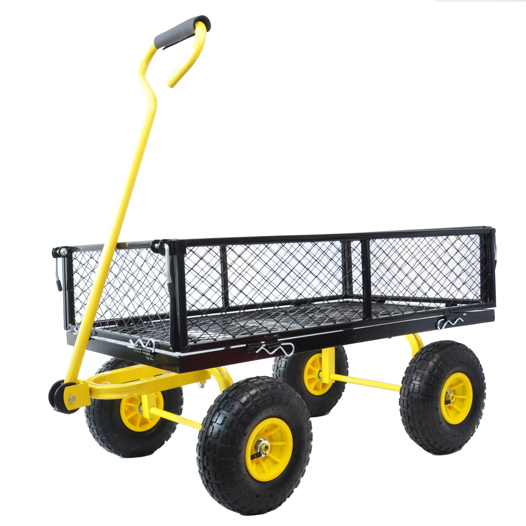 Leoglint Wagon Cart Garden cart trucks make it easier to transport firewood