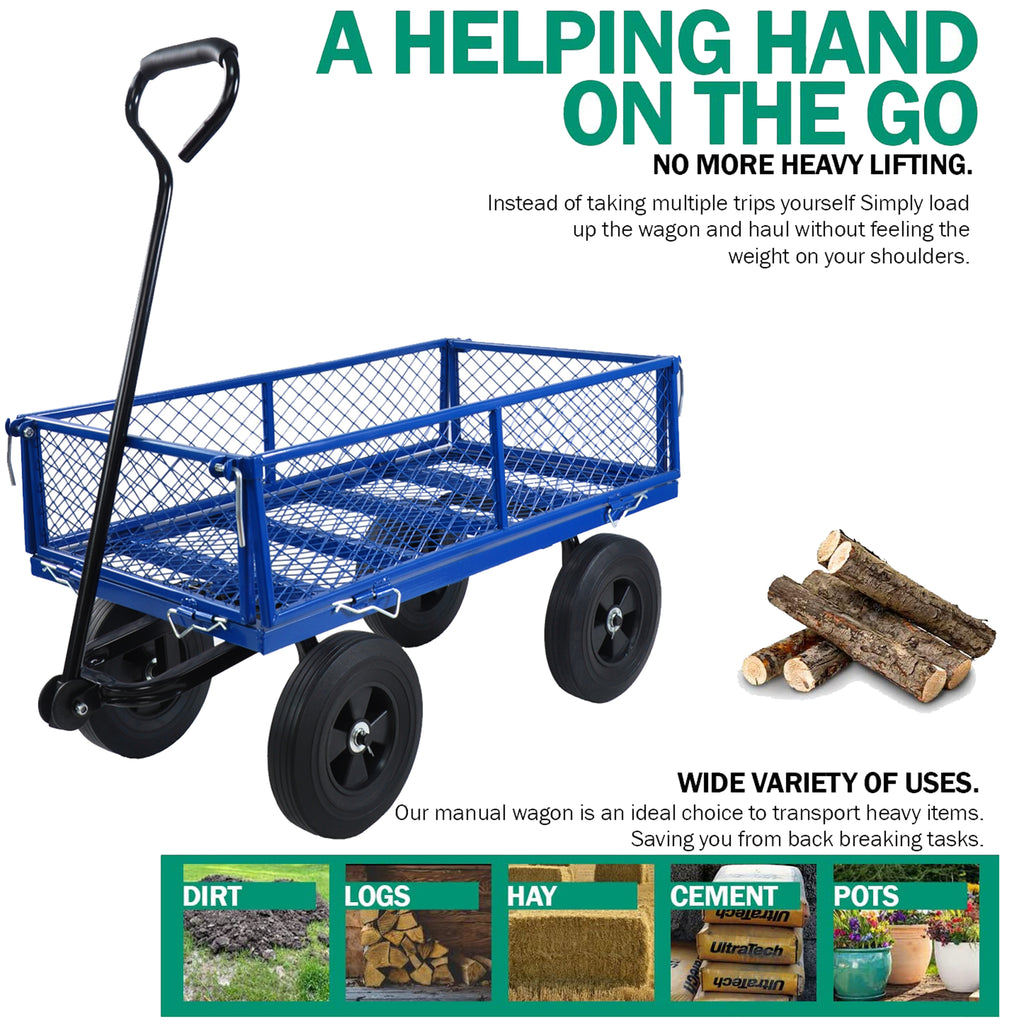 Leoglint Tools cart Wagon Cart Garden cart trucks make it easier to transport firewood