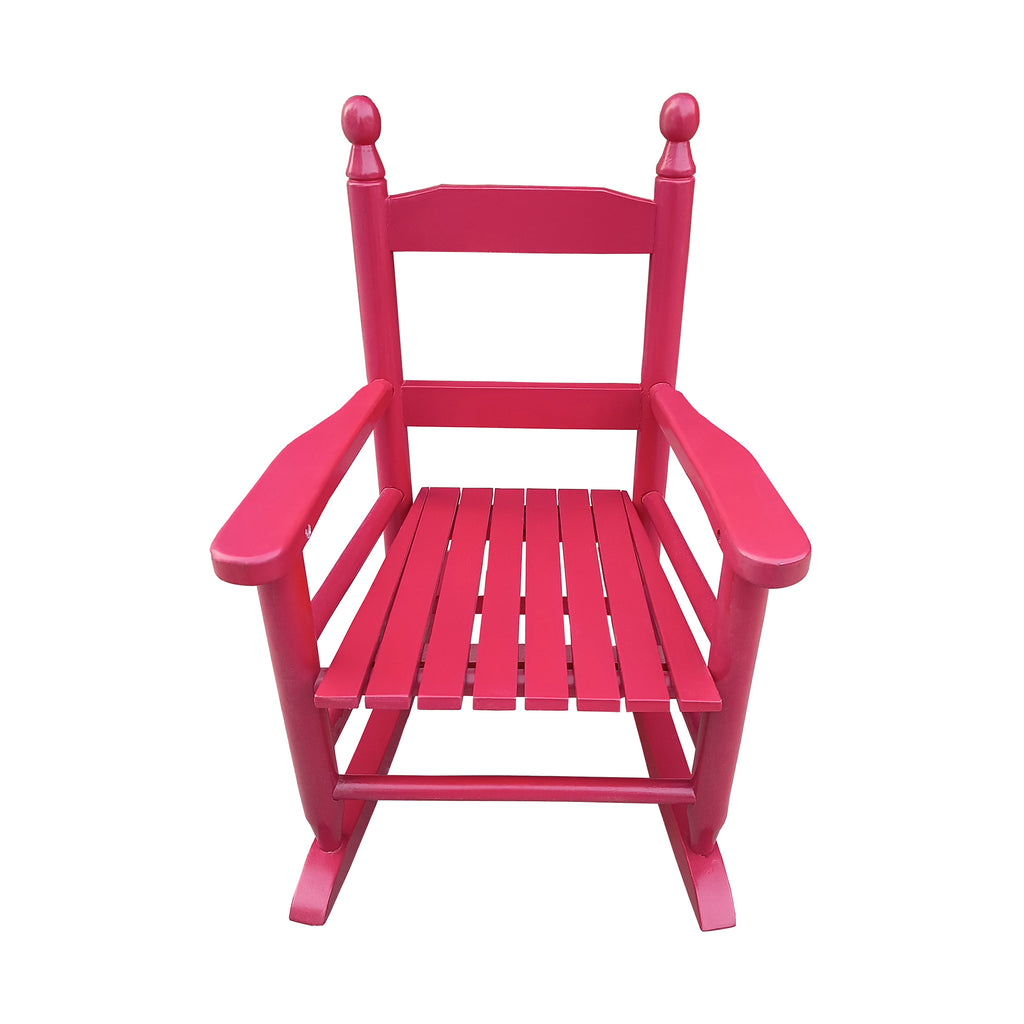 Leoglint Children's rocking rose red Outdoor chair- Indoor or Outdoor -Suitable for kids-Durable