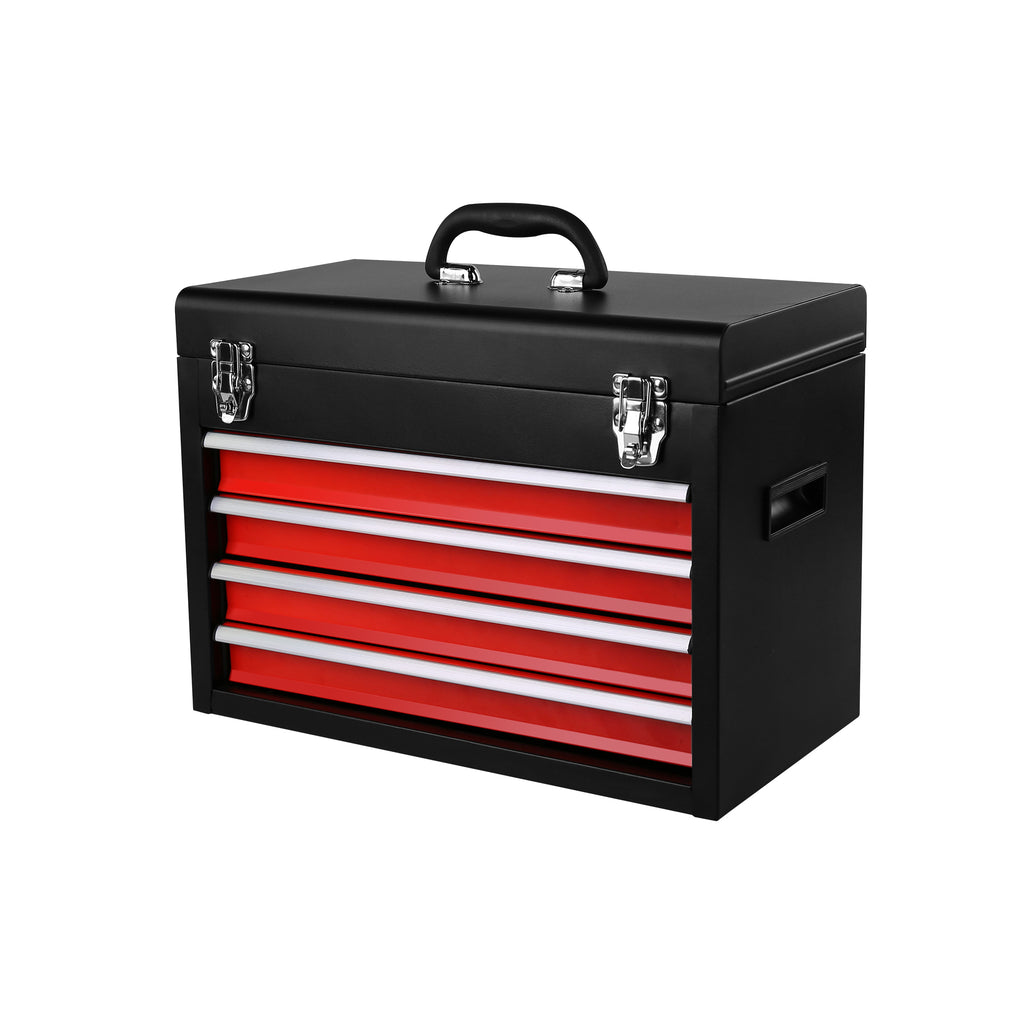 Leoglint Tool Chest, 5-Drawer Rolling Tool Storage Cabinet with Detachable Top Tool Box, Liner, Universal Lockable Wheels, Locking Mechanism, Metal Tool Cart for Garage Workshop