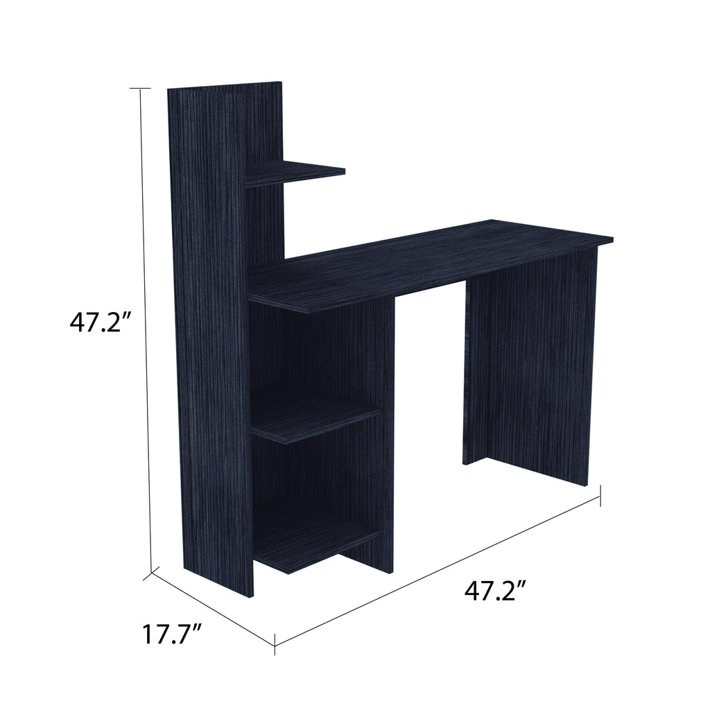 Leoglint Tecoa Writing Office Desk, Four Shelves