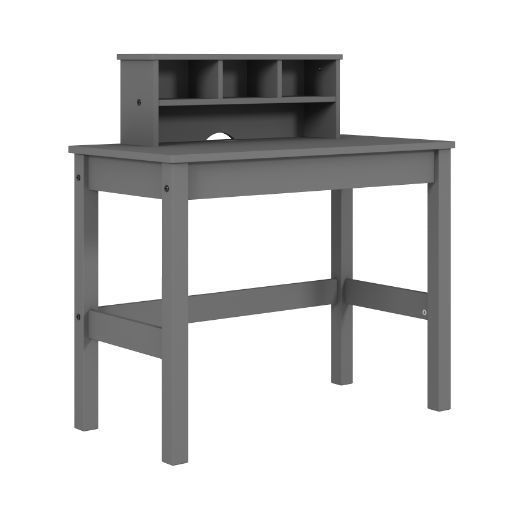 Leoglint ACME Logan Writing Office Desk, Gray Finish 92995