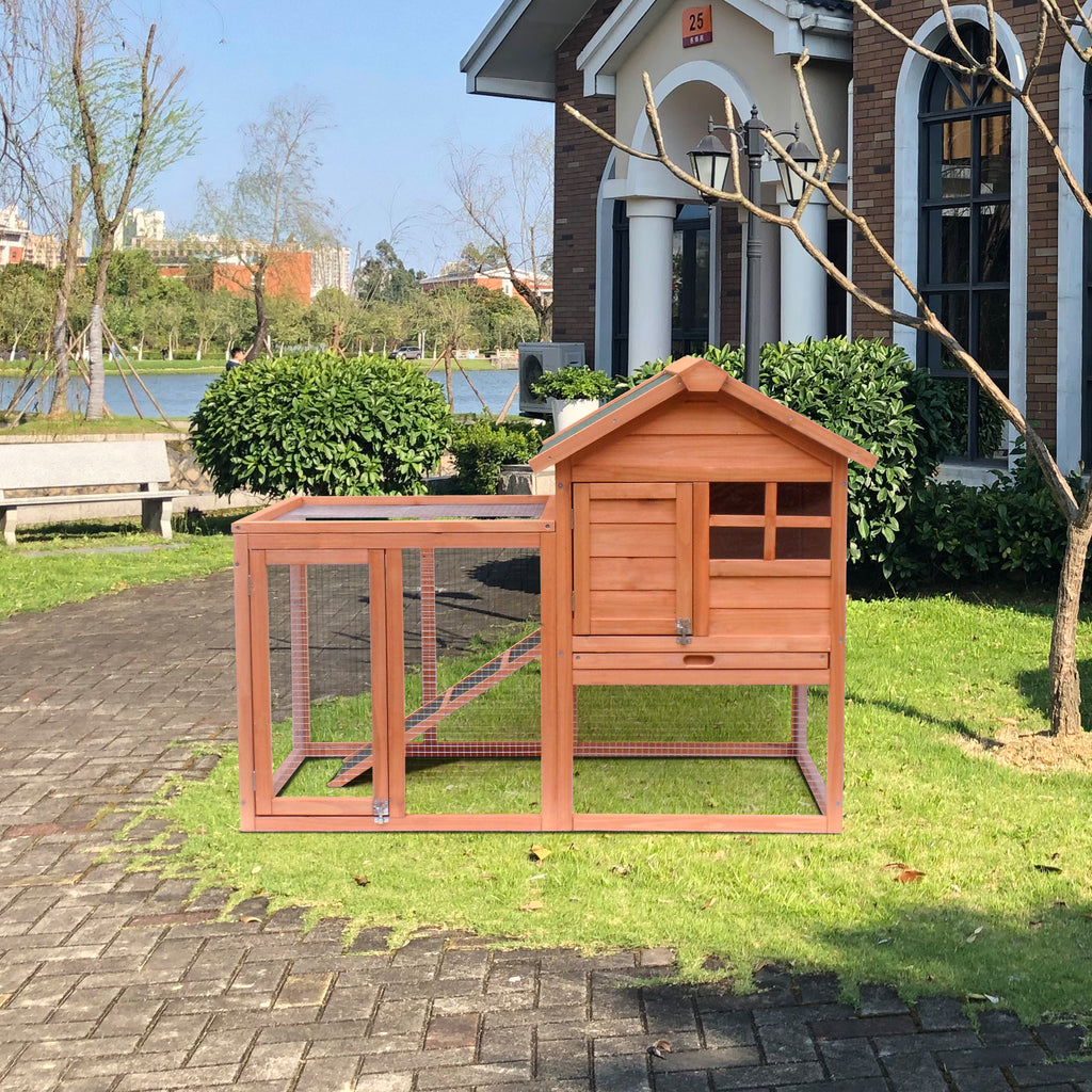 Leoglint Hot sale Easily-assembled wooden Rabbit house Chicken coop kennels