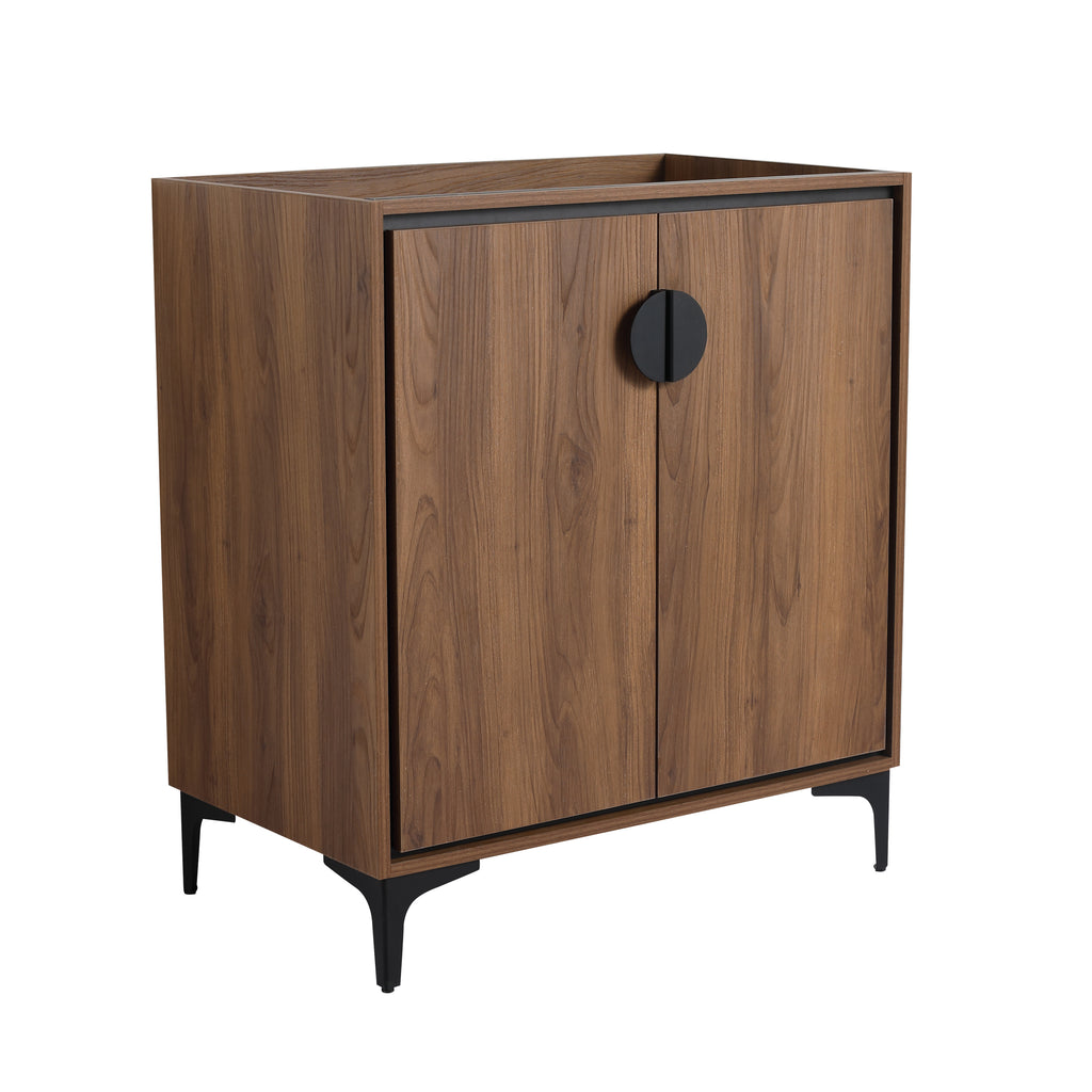 Leoglint 30 "Bathroom Vanity, 2 doors, Bathroom Cabinet Vanity Freestanding Cabinet Engineering wood Frame(Cabinet Only)