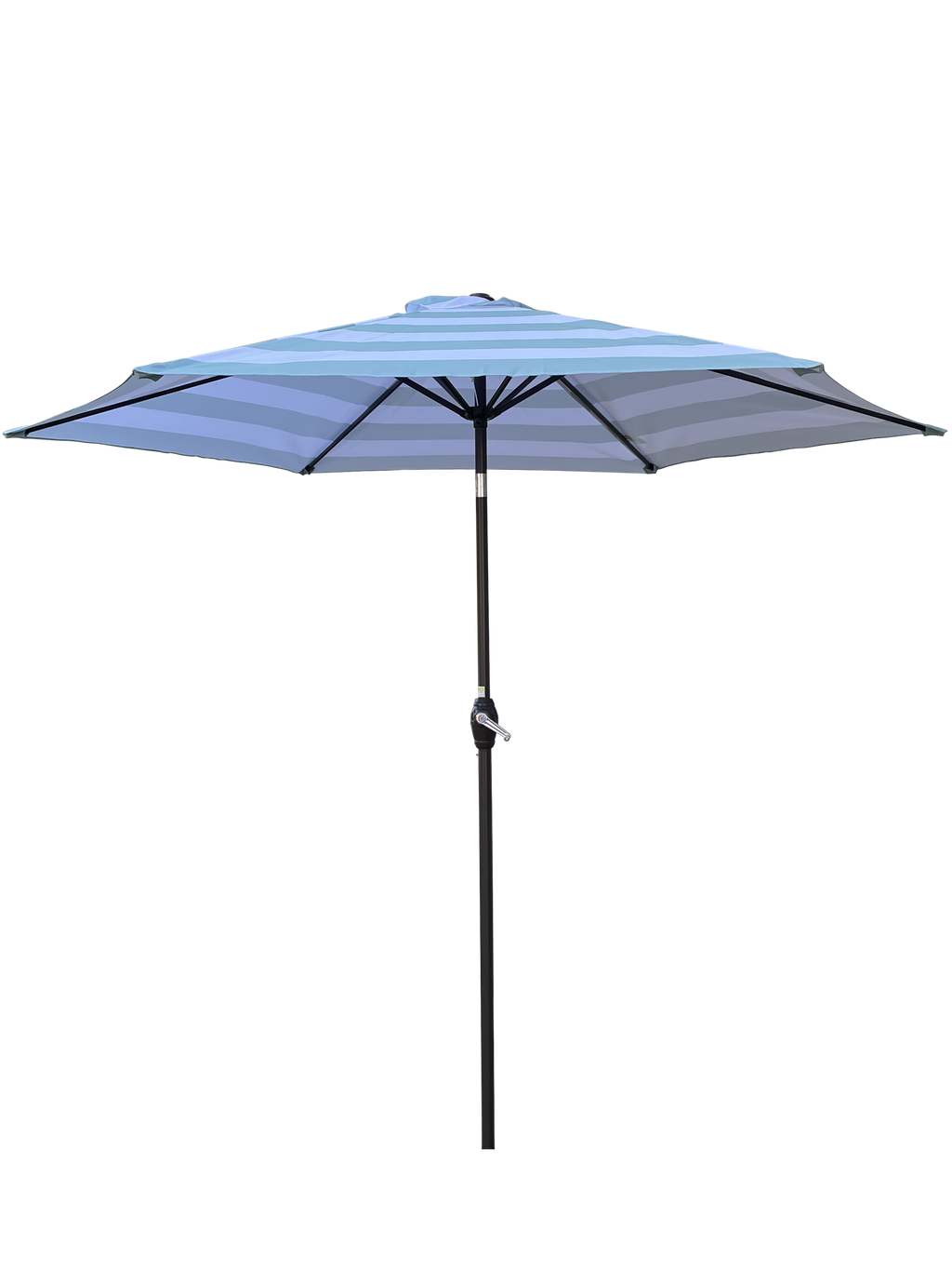 Leoglint 9FT OUTDOOR UMBRELLA Ice Blue Stripe