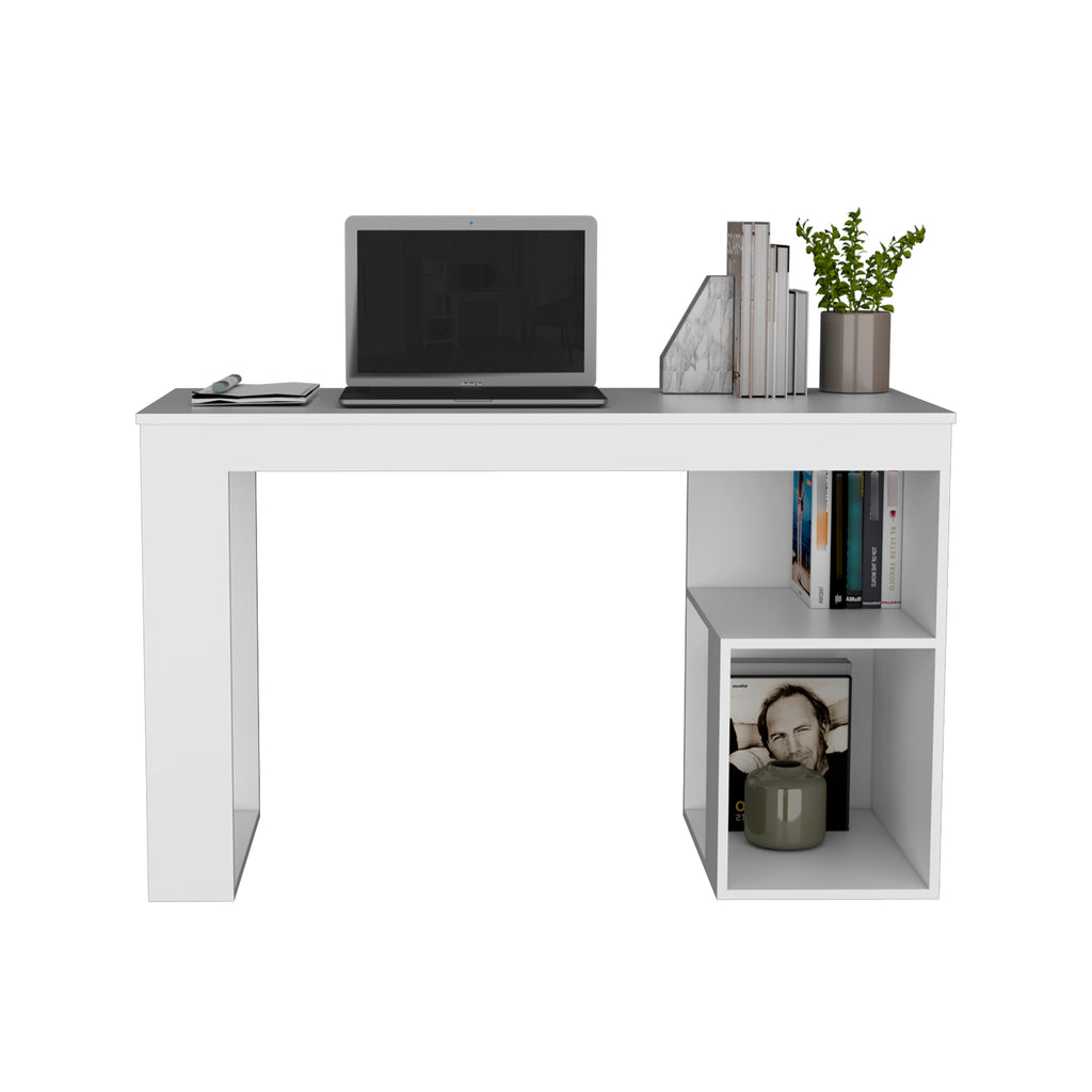 Leoglint Astana Writing Office Desk, Two Shelves