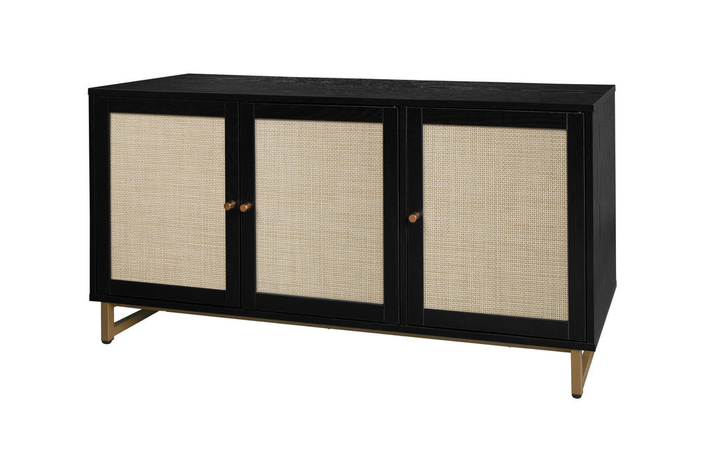 Leoglint 3 Door Cabinet,Sideboard Accent Cabinet, Storage Cabinet for Living Room, Hallway Entryway Kitchen