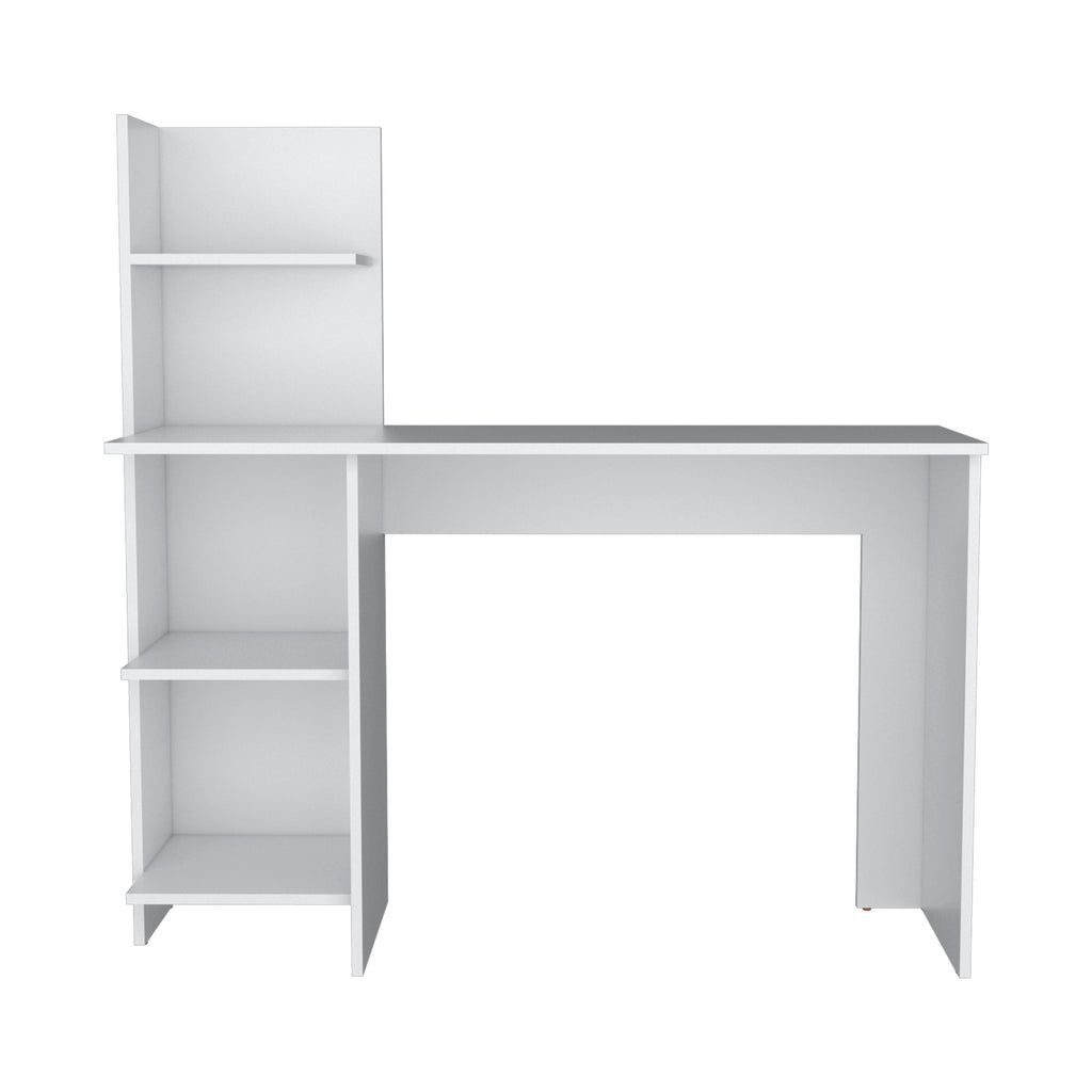 Leoglint Vilna 120 Writing Office Desk , Four Shelves