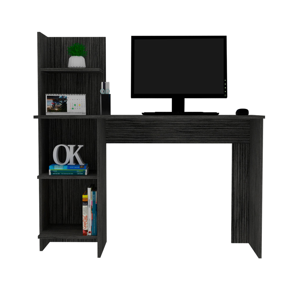 Leoglint Tecoa Writing Office Desk, Four Shelves