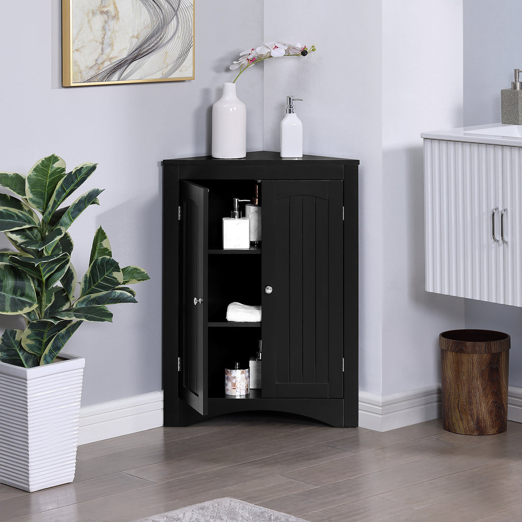 Leoglint sideboard cabinet,corner cabinet,Bathroom Floor Corner Cabinet with Doors and Shelves, Kitchen, Living Room,Free Standing Storage Cabinet for Bathroom