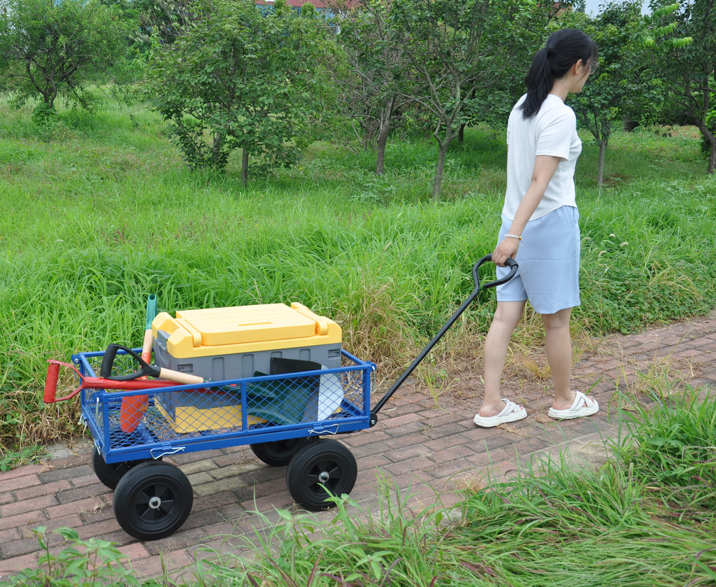 Leoglint Tools cart Wagon Cart Garden cart trucks make it easier to transport firewood