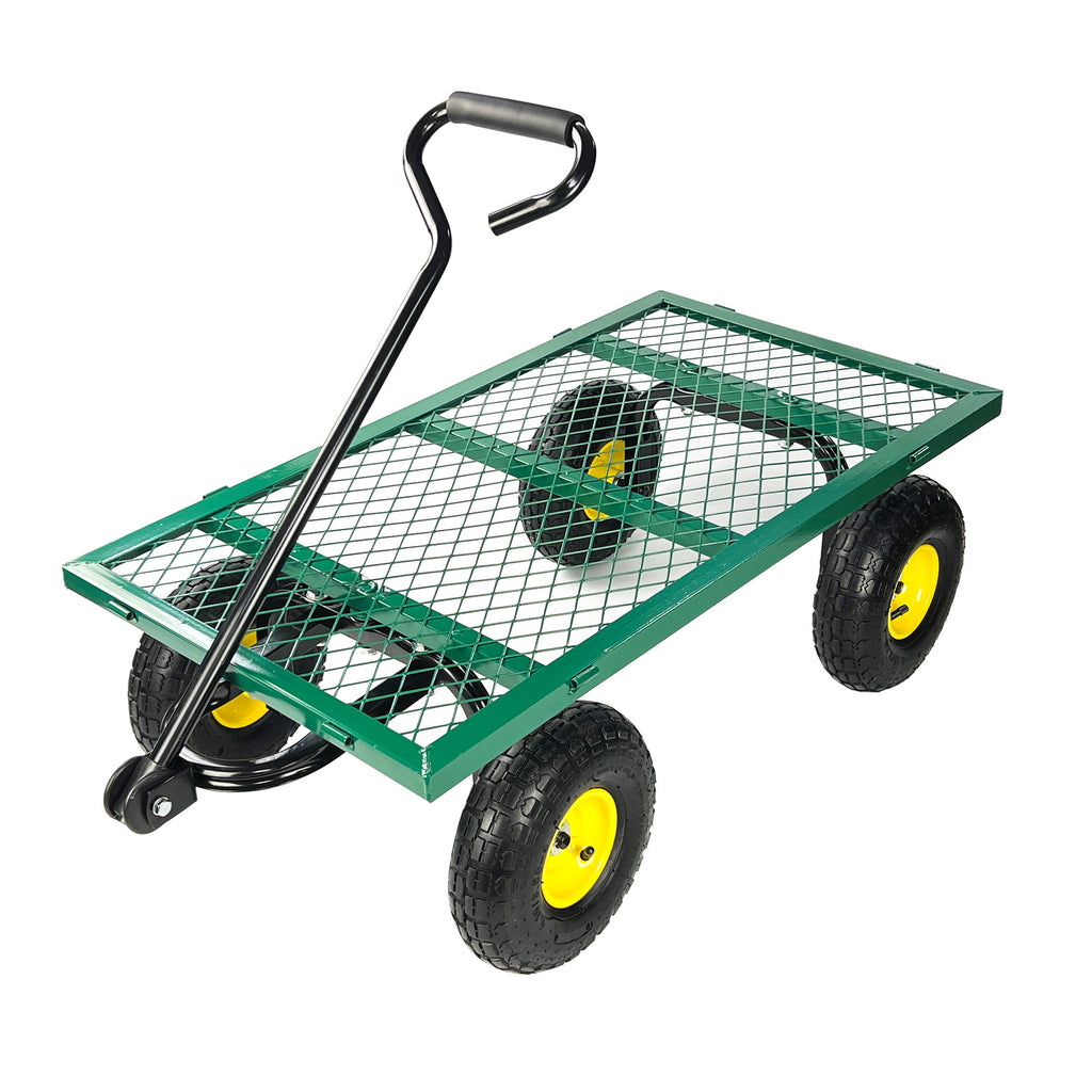 Leoglint Wagon Cart Garden cart trucks make it easier to transport firewood  Maximum static load is 880 lbs.