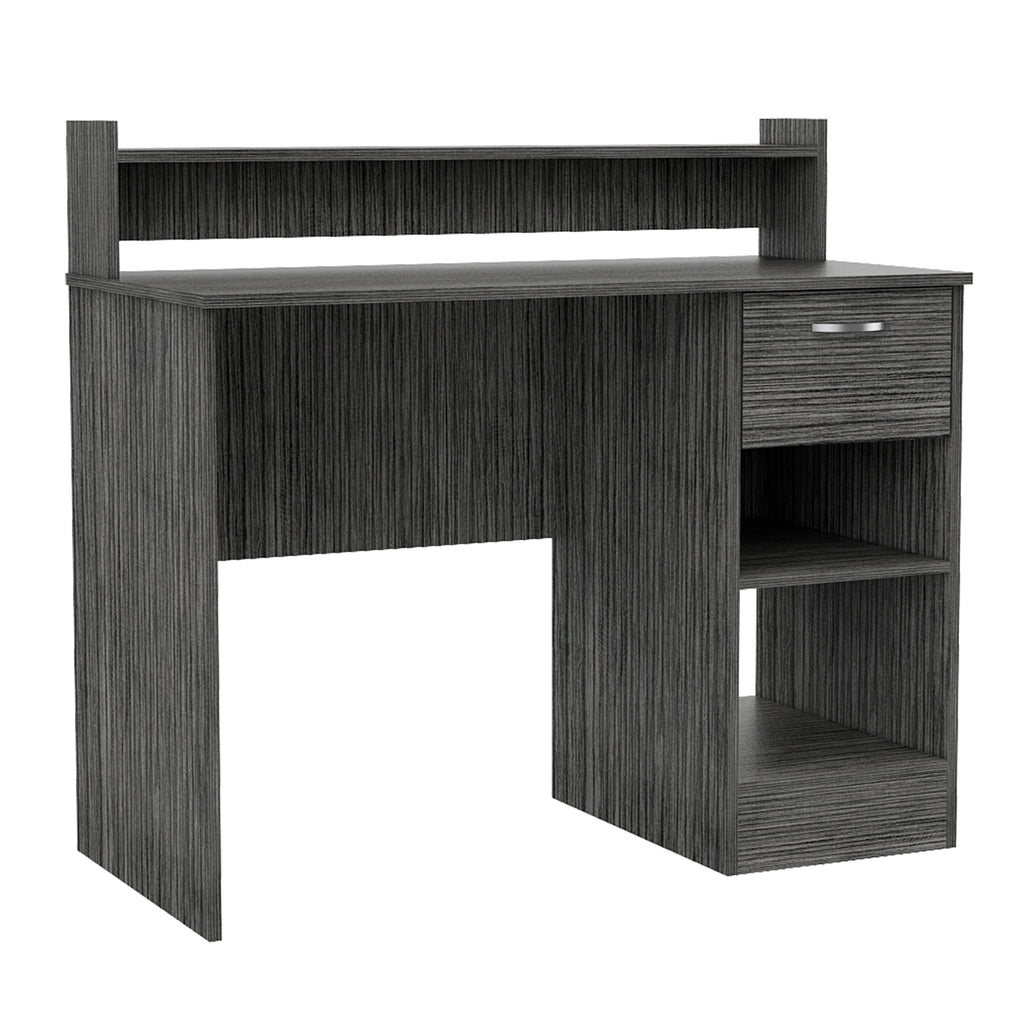 Leoglint Charlotte Computer Office Desk with 2 Storage Shelves and Drawer