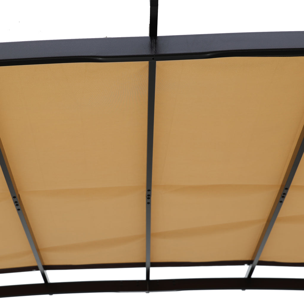 Leoglint Outdoor Umbrella Universal Canopy Cover Replacement for 12x9 Ft Curved Outdoor Pergola Structure