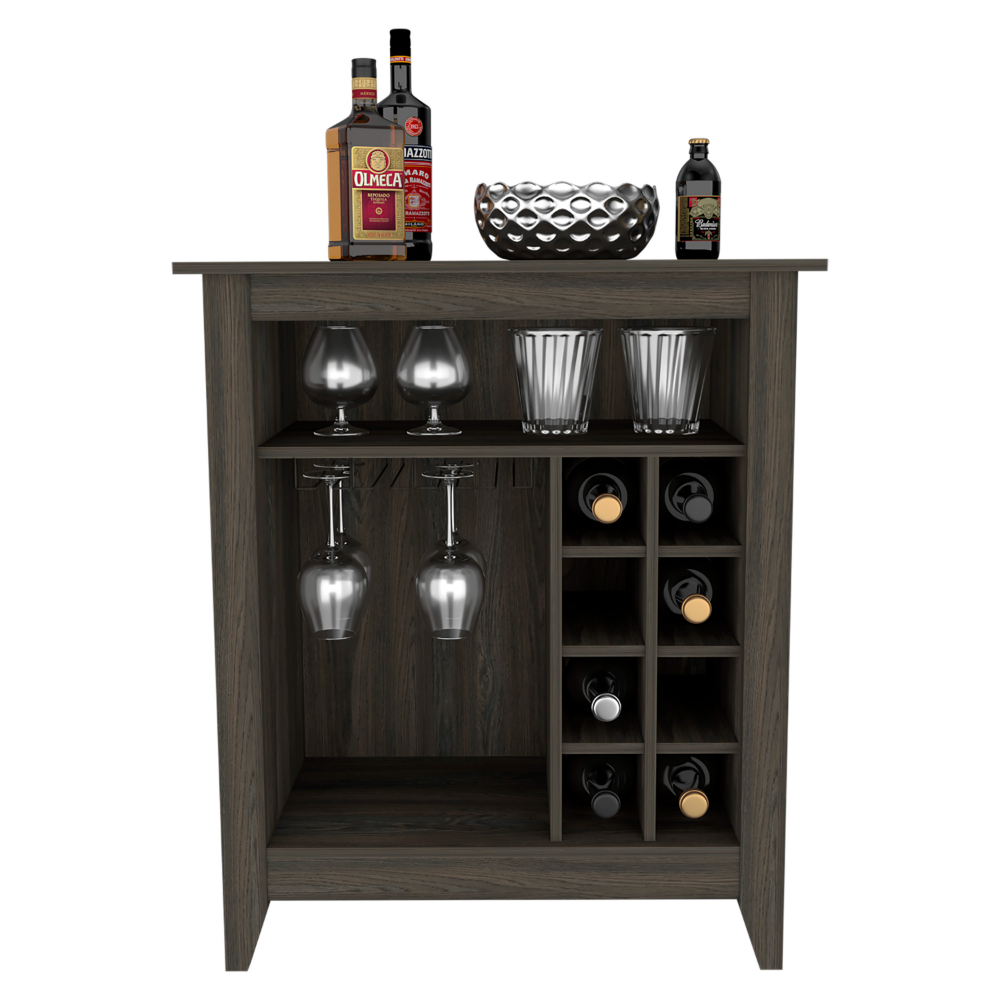 Leoglint Sideboard DEPOT E-SHOP Mojito Bar Cabinet, One Open Drawer, One Open Shelf, Carbon Espresso