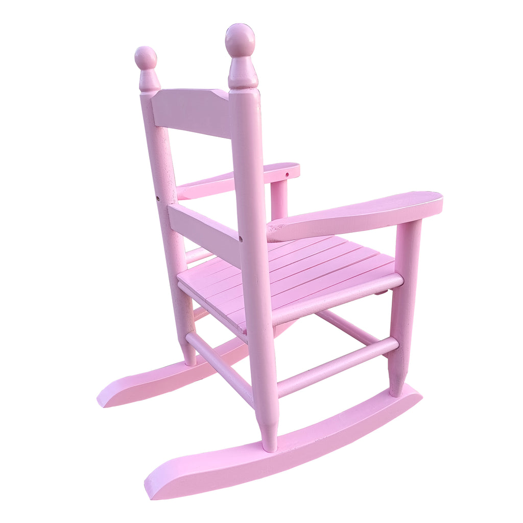 Leoglint Children's  rocking light pink Outdoor chair- Indoor or Outdoor -Suitable for kids-Durable