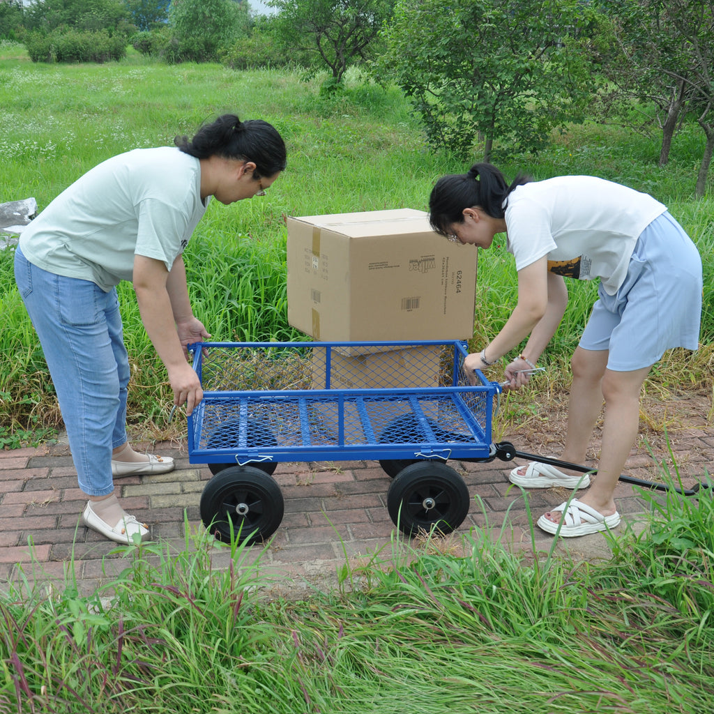 Leoglint Tools cart Wagon Cart Garden cart trucks make it easier to transport firewood