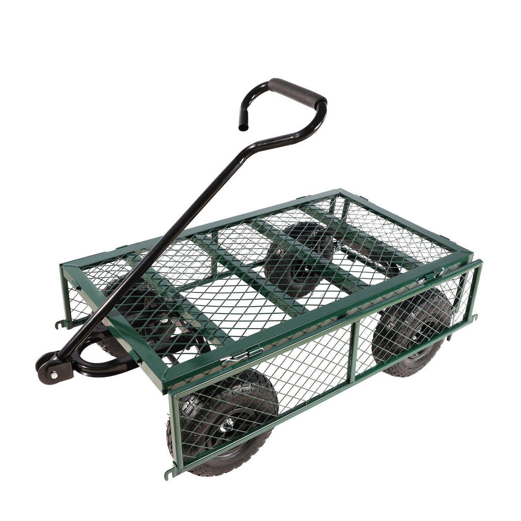 Leoglint Wagon Cart Garden cart trucks make it easier to transport firewood