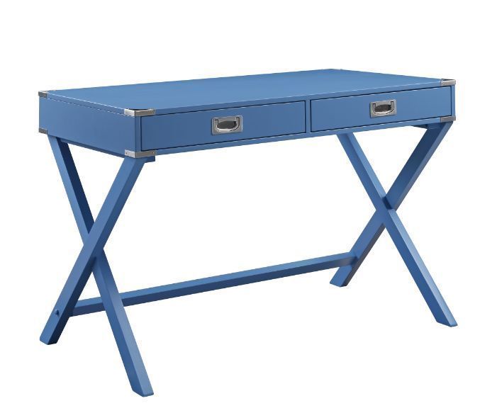 Leoglint ACME Amenia Writing Office Desk, Blue Finish 93000