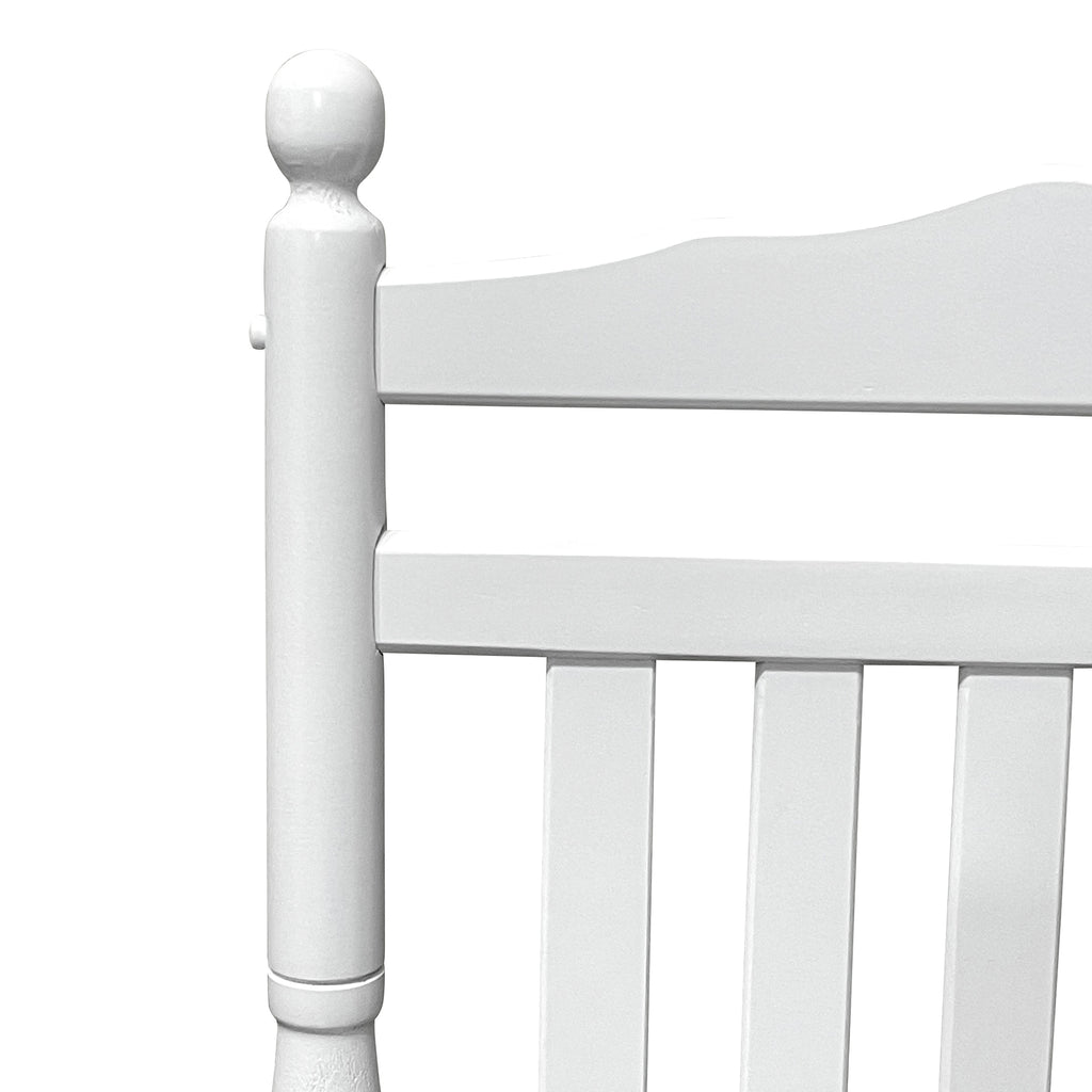 Leoglint BALCONY PORCH ADULT ROCKING OUTDOOR CHAIR - WHITE