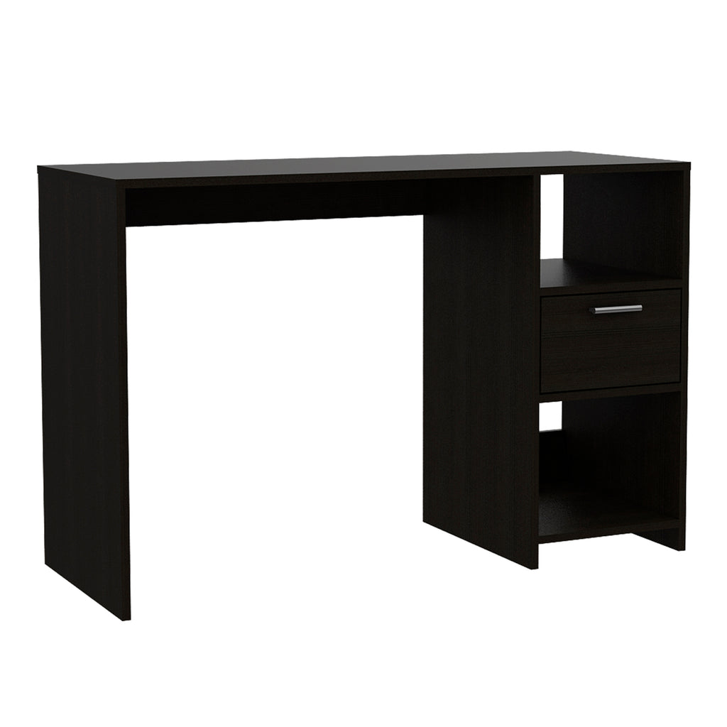 Leoglint Arlington Computer Office Desk with 2-Open Storage Shelves and Drawer with Handle