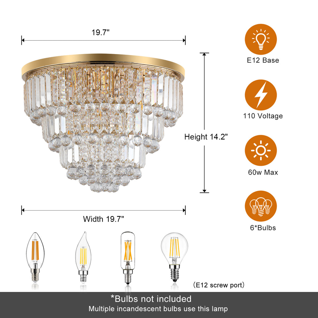 Leoglint Pendant Gold luxury modern style crystal lights,large ceiling chandeliers,dining room,living room,bedroom