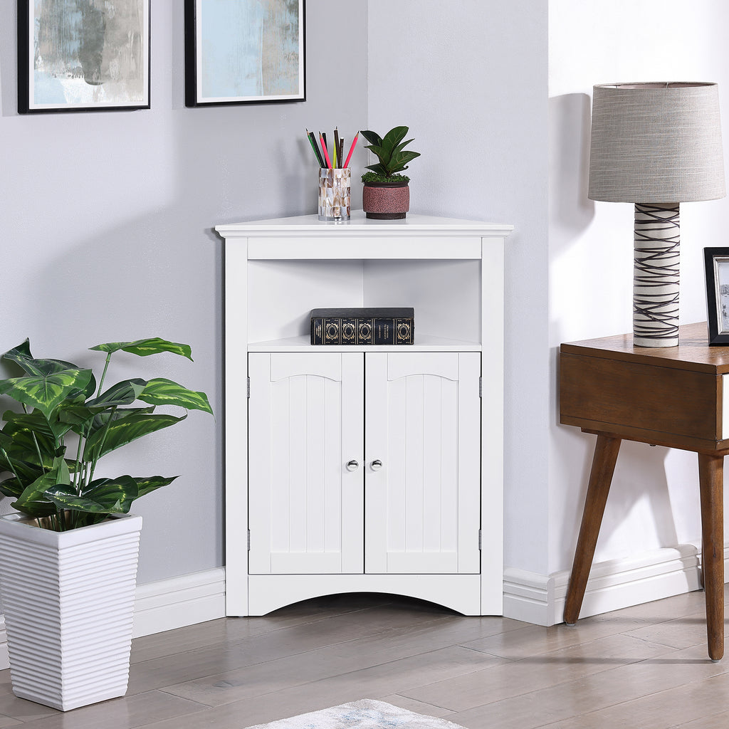 Leoglint sideboard cabinet,corner cabinet,Bathroom Floor Corner Cabinet with Doors and Shelves, Kitchen, Living Room,Free Standing Storage Cabinet for Bathroom