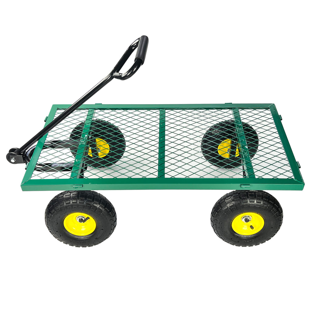 Leoglint Wagon Cart Garden cart trucks make it easier to transport firewood  Maximum static load is 880 lbs.