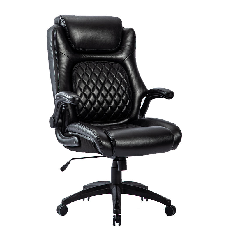 Leoglint Big & Tall 400lb Ergonomic Leather Office Chair Executive Desk Chair