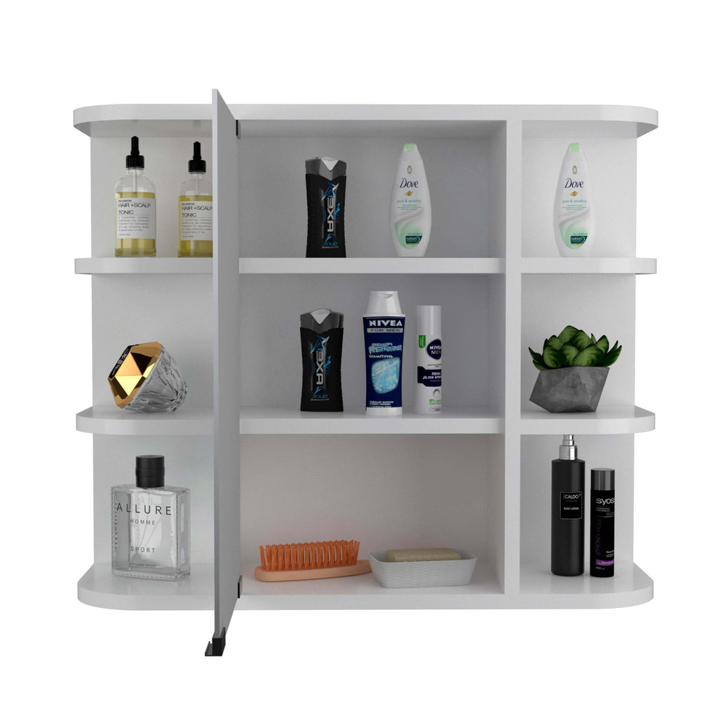 Leoglint Valdez Medicine Cabinet With Six Shelves, Mirror Cabinet