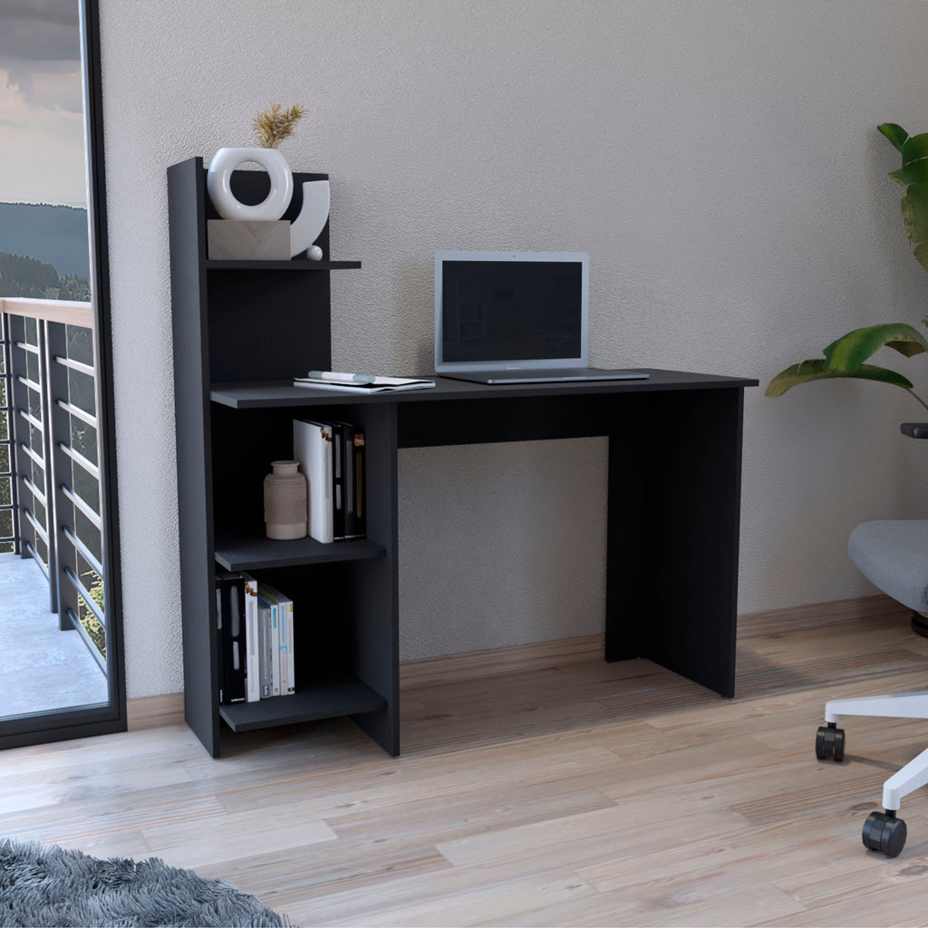 Leoglint Vilna 120 Writing Office Desk , Four Shelves