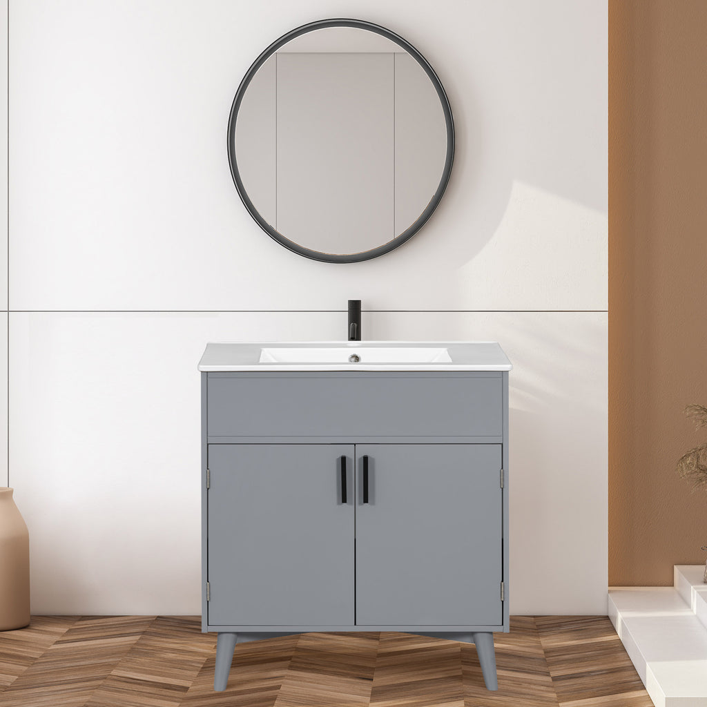 Leoglint Bathroom vanity Set, Combo Cabinet, Bathroom Storage Cabinet