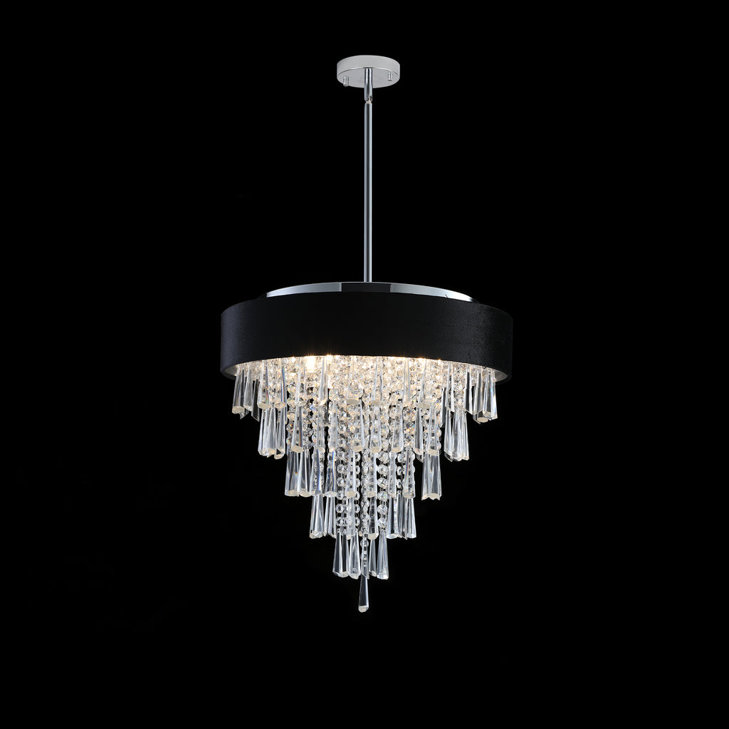 Leoglint Pendant Modern Crystal Chandelier for Living-Room Round Cristal Lamp Luxury Home Decor Light Fixture