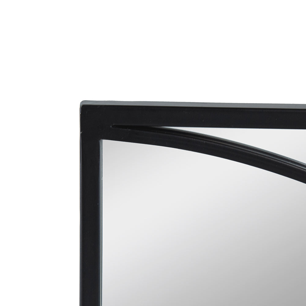 Leoglint 32” Rectangular Wall Mirrors with Black Frame, Home Decor for Living Room Bedroom Entryway