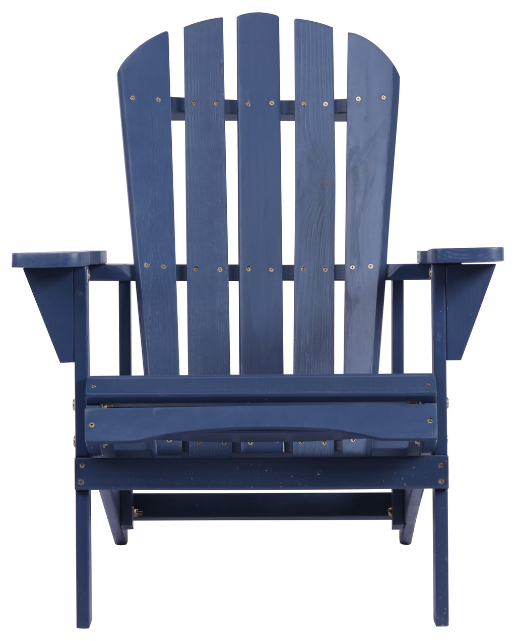 Leoglint Adirondack Outdoor Chair Solid Wood Outdoor Patio Furniture for Backyard, Garden, Lawn, Porch -Navy Blue