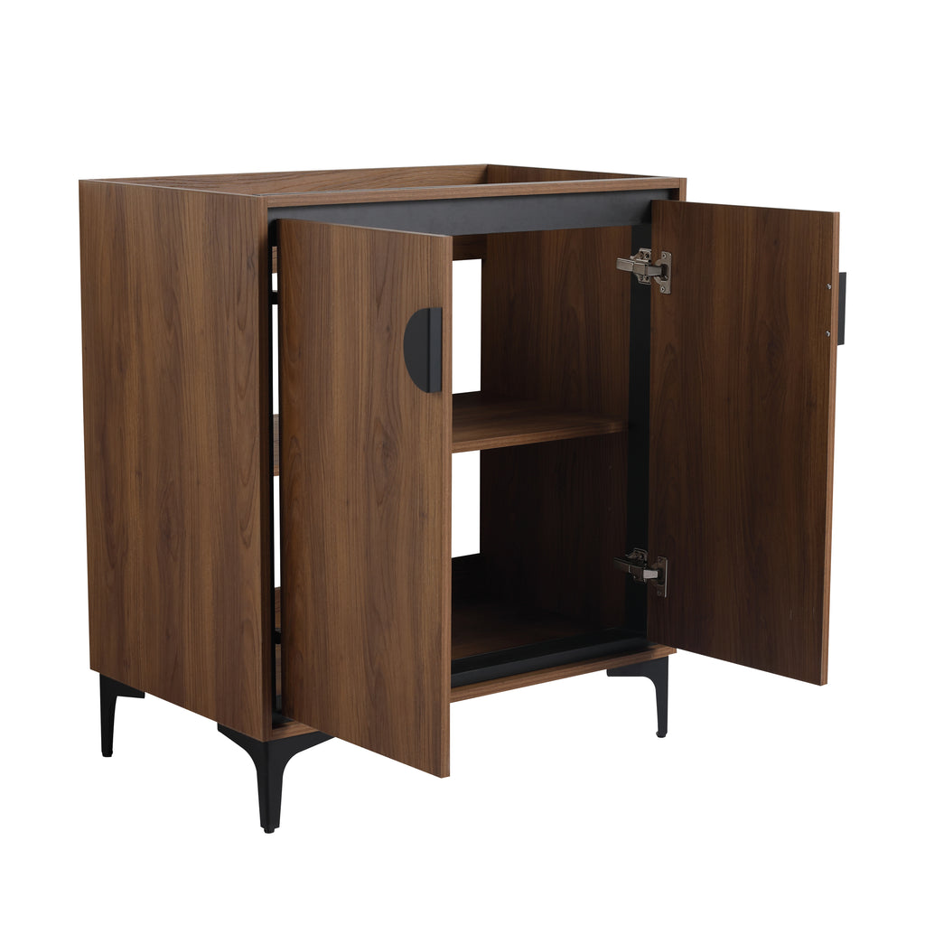 Leoglint 30 "Bathroom Vanity, 2 doors, Bathroom Cabinet Vanity Freestanding Cabinet Engineering wood Frame(Cabinet Only)