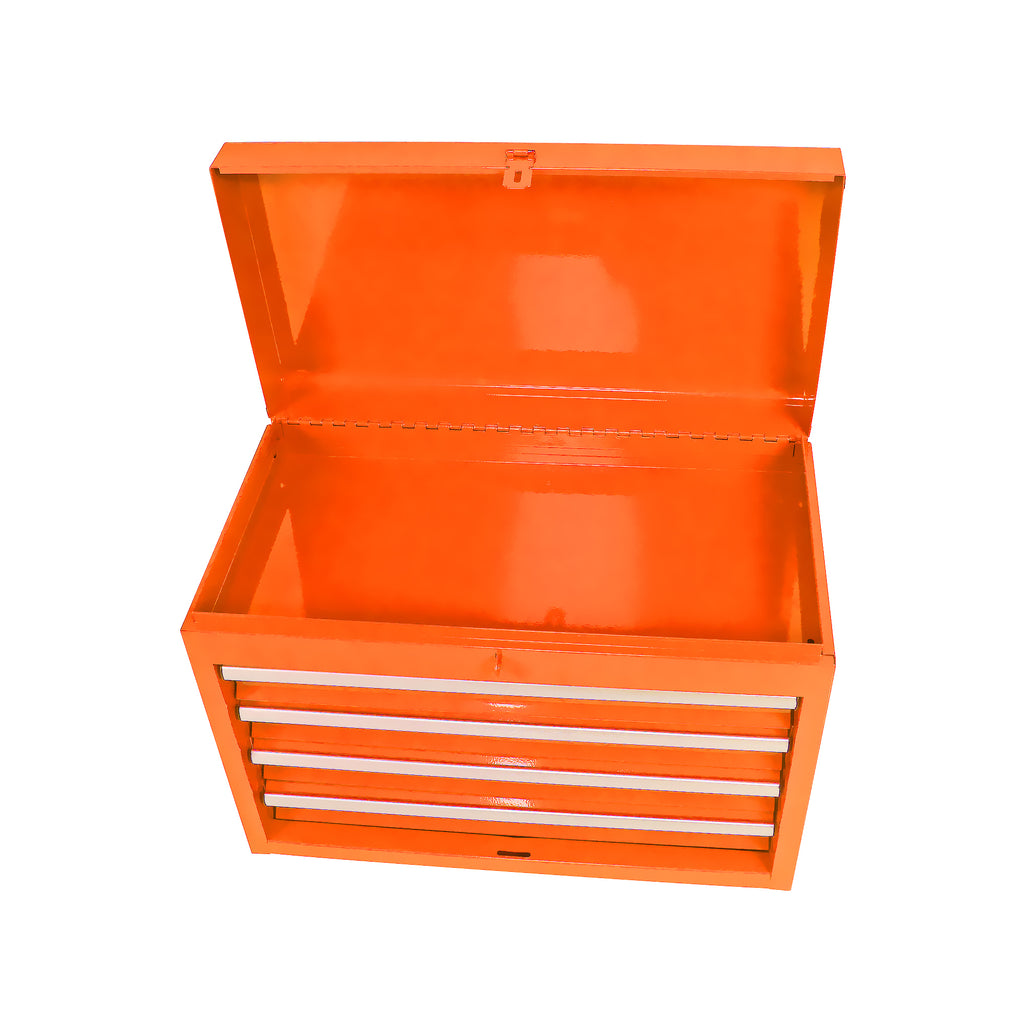 Leoglint Detachable 5 Drawer Tool Chest with Bottom Cabinet and One Adjustable Shelf--Orange