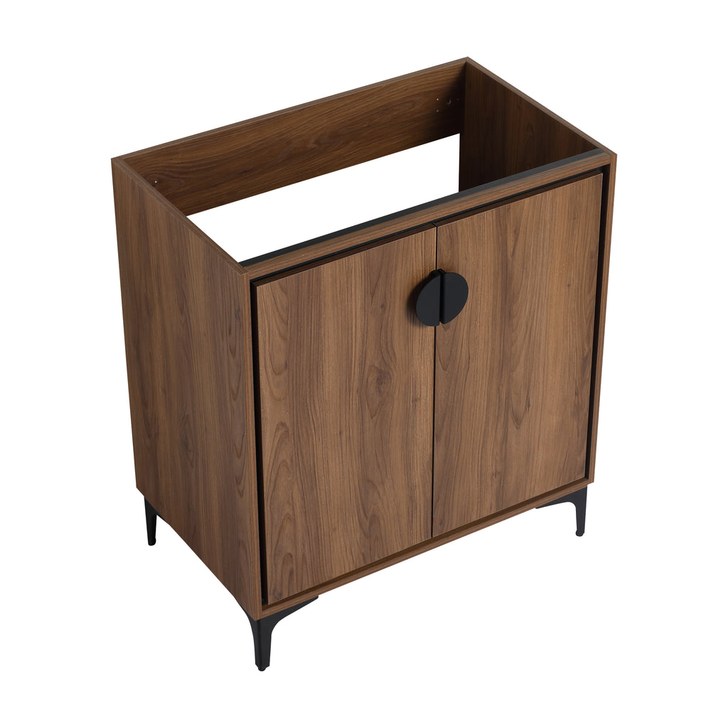 Leoglint 30 "Bathroom Vanity, 2 doors, Bathroom Cabinet Vanity Freestanding Cabinet Engineering wood Frame(Cabinet Only)