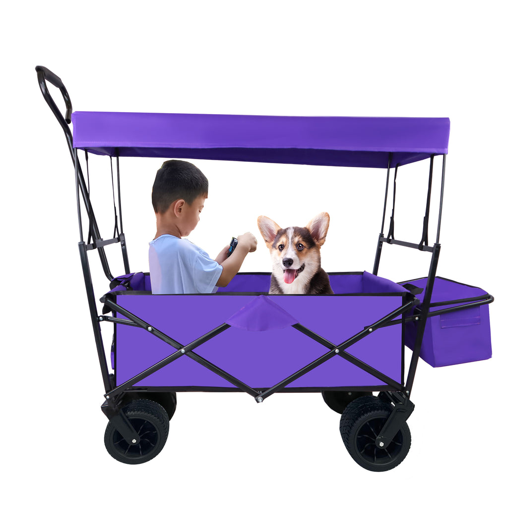 Leoglint Garden cart Outdoor Garden Park Utility kids wagon portable beach trolley cart camping foldable folding wagon