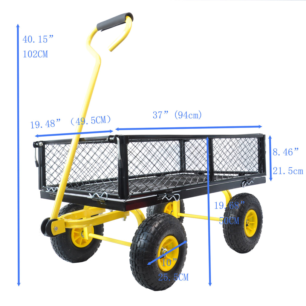 Leoglint Wagon Cart Garden cart trucks make it easier to transport firewood