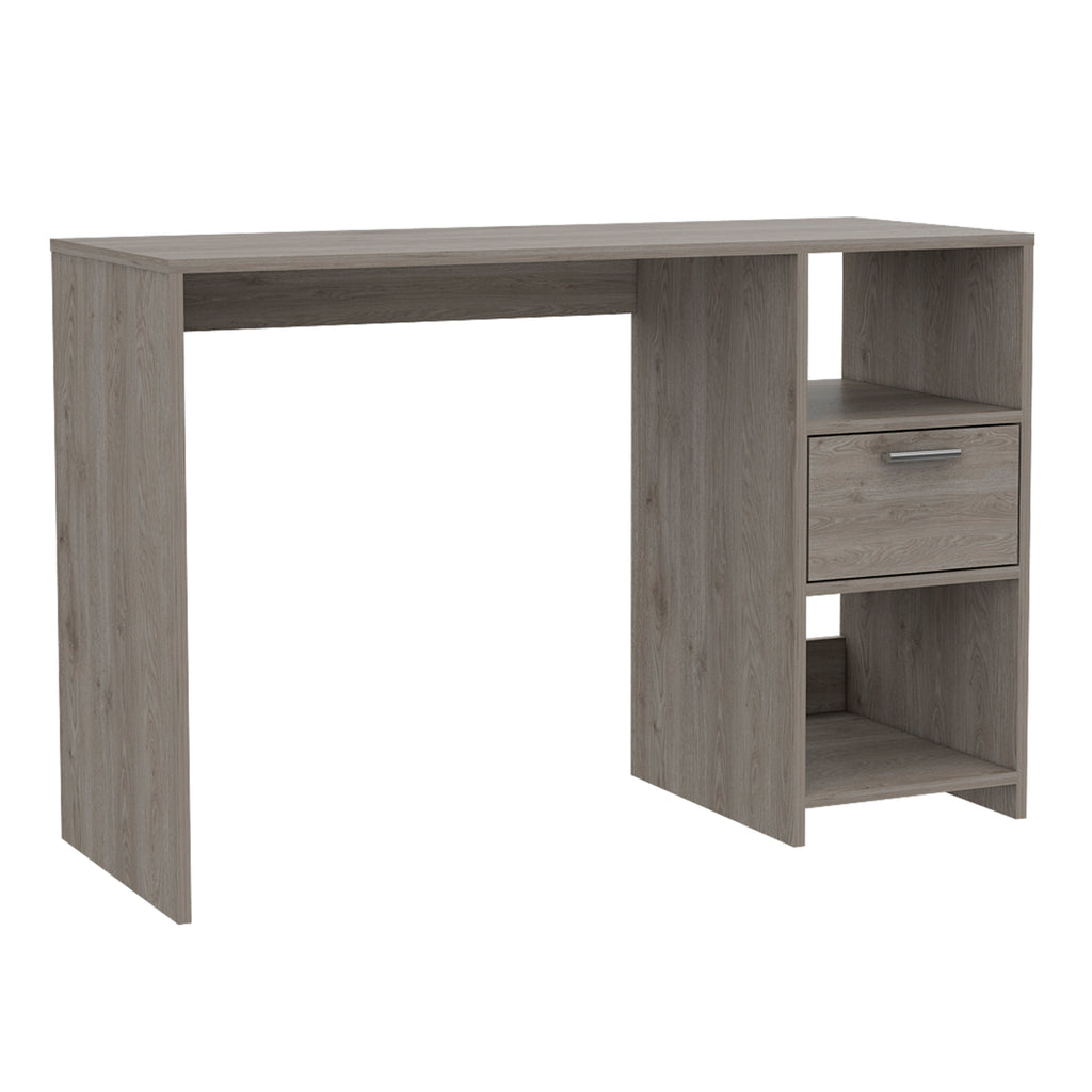 Leoglint Arlington Computer Office Desk with 2-Open Storage Shelves and Drawer with Handle