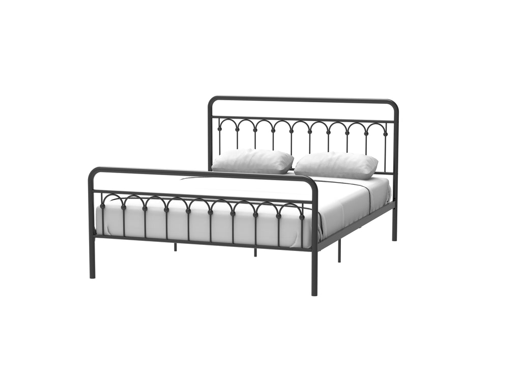 Tara Metal Bed Frame Queen, Black