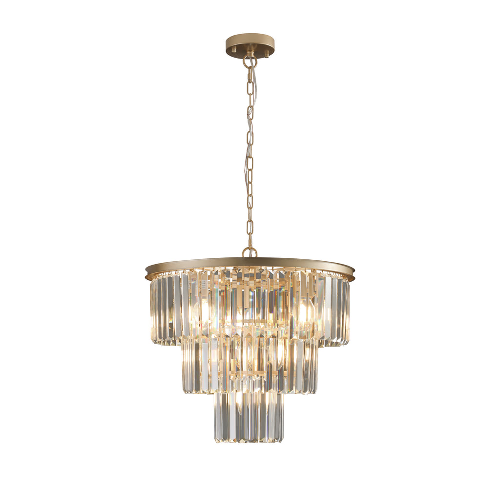 Leoglint Pendant Gold Luxury Crystal Chandelier Modern Chandeliers Lights