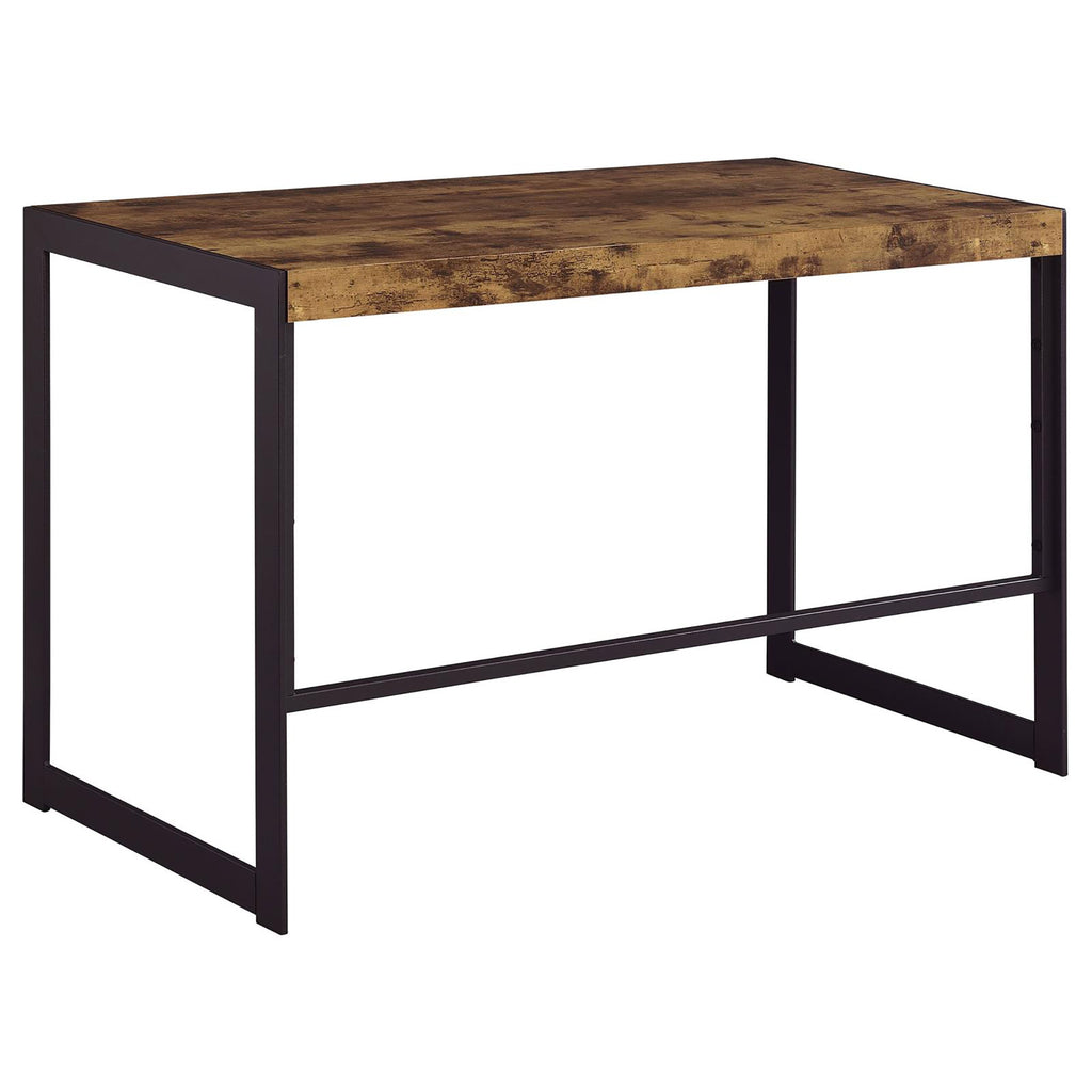 Leoglint Antique Nutmeg and Gunmetal Writing Office Desk