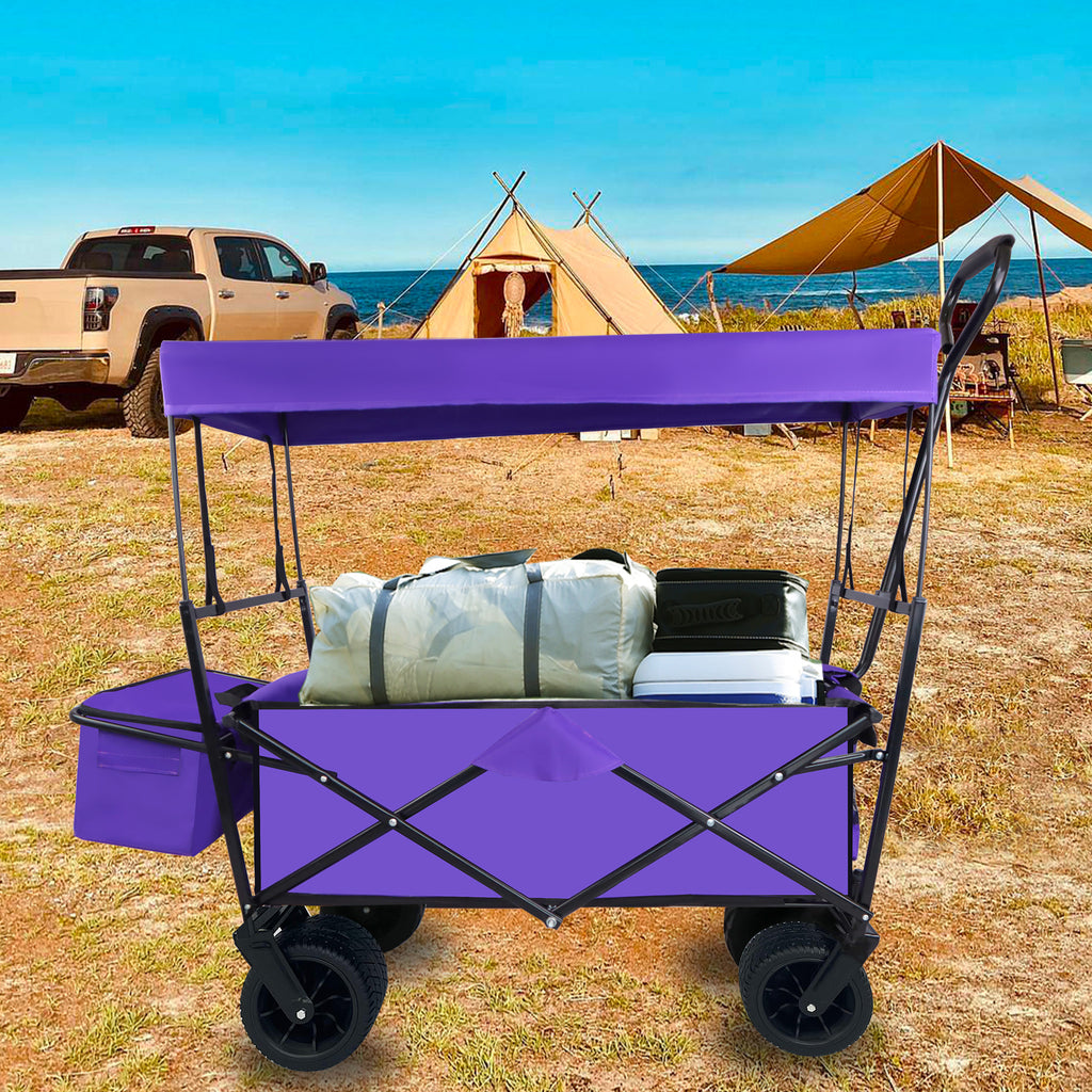 Leoglint Garden cart Outdoor Garden Park Utility kids wagon portable beach trolley cart camping foldable folding wagon