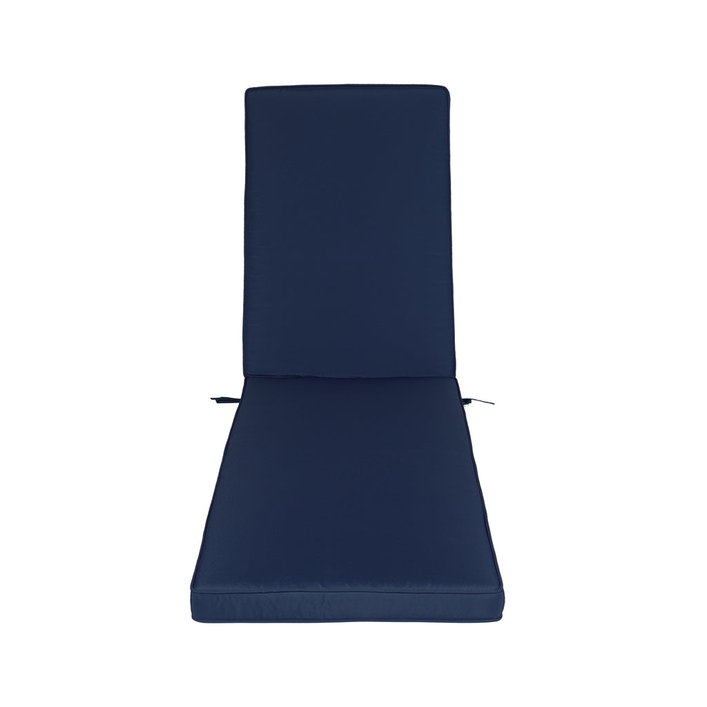 Leoglint Lounge Outdoor Chair Cushion Replacement Patio Funiture Seat Cushion Chaise Lounge Cushion-Navy Blue