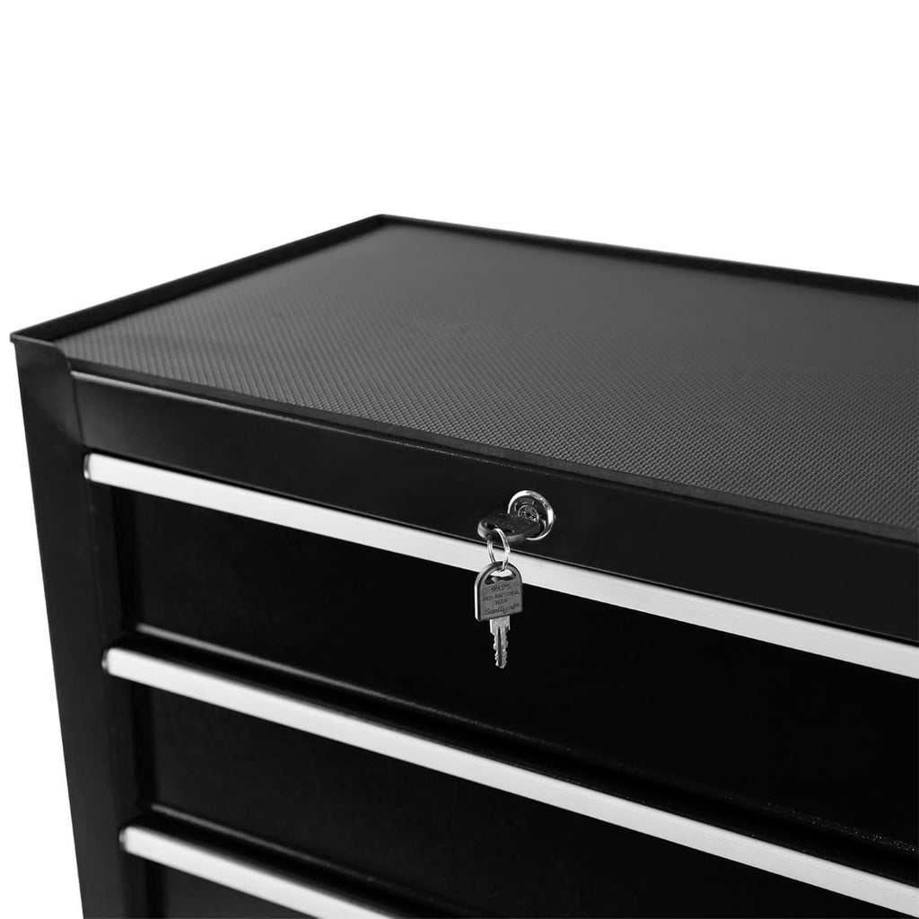 Leoglint High Capacity Rolling Tool Chest with Wheels and Drawers, 5-Drawer Tool Storage Cabinet