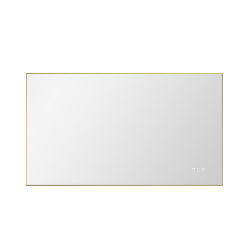 Leoglint 42 x 24Inch LED Mirror Bathroom Vanity Mirror with Back Light, Wall Mount Anti-Fog Memory Large Adjustable Vanity Mirror