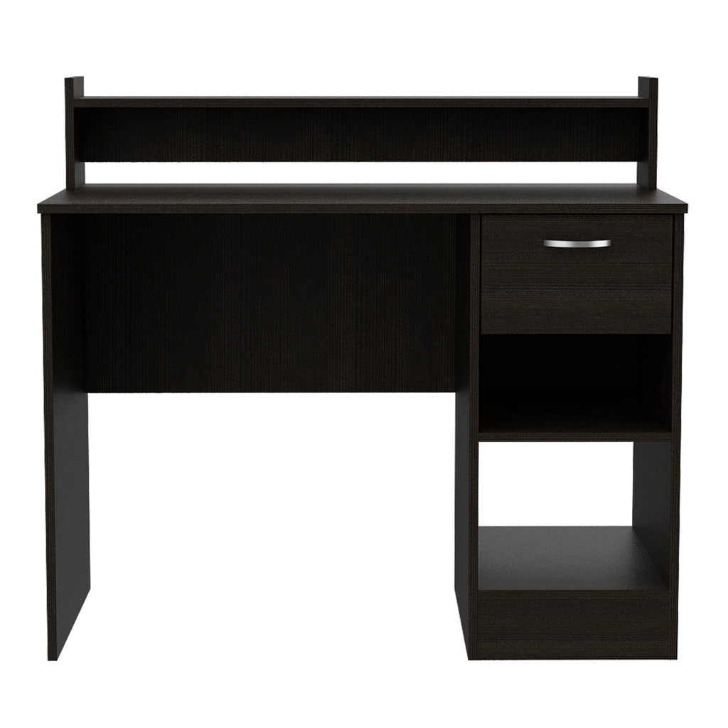 Leoglint Charlotte Computer Office Desk with 2 Storage Shelves and Drawer