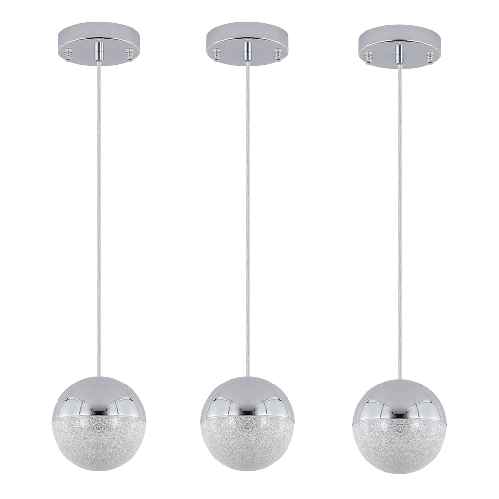 Leoglint Chandelier Pendant Light with Dimmable LED(set of 3)